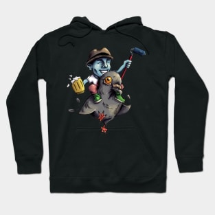 Pigeon Rider Hoodie